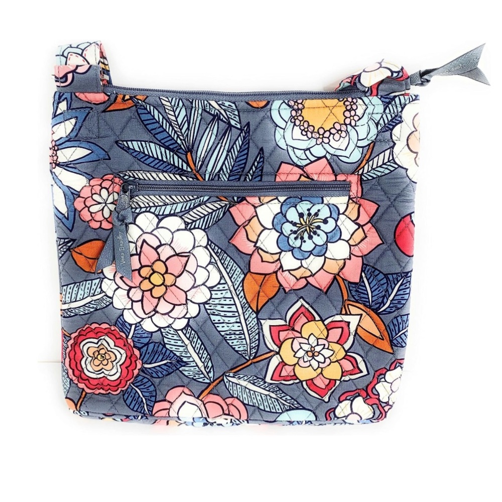 Vera Bradley Crossbody Bag Tropical Evening Quilted Cotton
